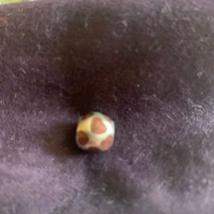 Pandora silver with pink hearts charm